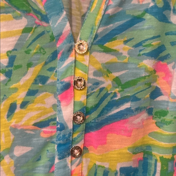 Lilly Pulitzer Multicolor Abstract Top - Picture 4 of 4
